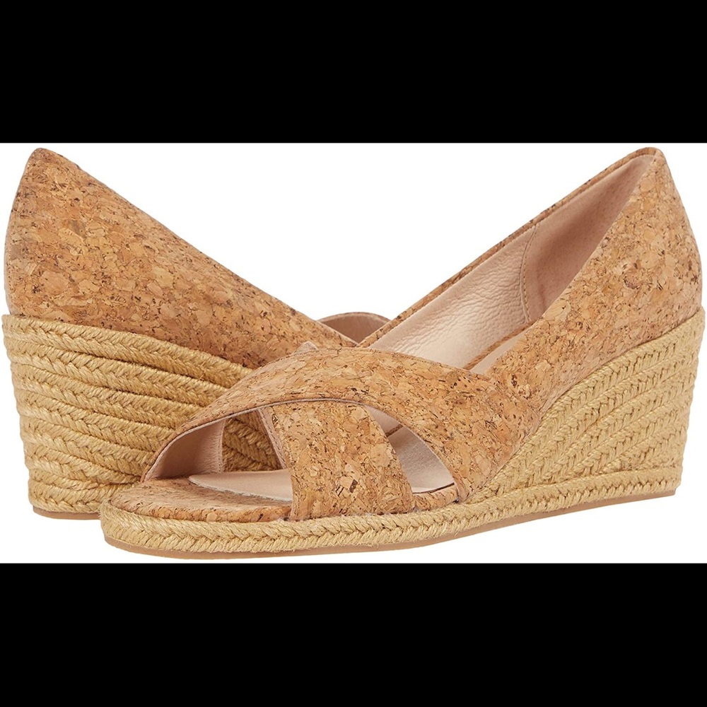 Jack Rogers Natural Cork Wedges